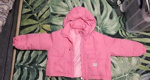 Pinke Winterjacke XS S 