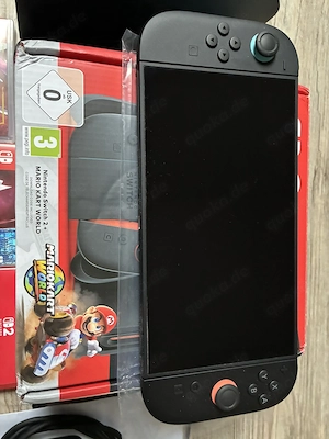Nintendo Switch 2 Konsole + 3 Spiele *wie Neu*