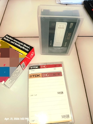 Videokassetten für Camcorder