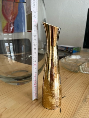 Messing, Blumenvase von HOKA Bild 2