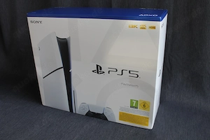neue sony Playstation 5 PS5 slim disc version versiegelt & neue Zubehör , OVP + controller 