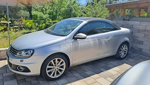VW EOS 1F, EZ 03 12, TÜV-Neu, Nichtraucher, 158500  km, Lederausstattung, 8-fach Bereift mit Felgen