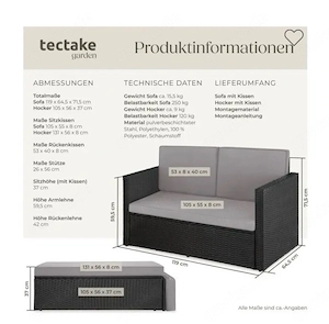 Garten-Balkon Lounge