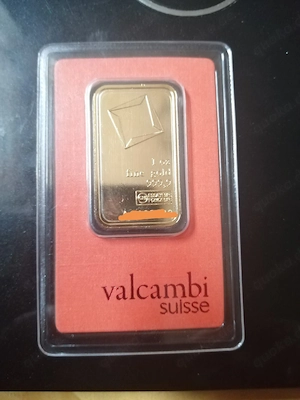 Valkambi golbaren 1oz Feingold mit rechnung