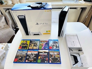 Sony Playstation 5 PS5 disc spiele player mit 8 spiele & verpakung 