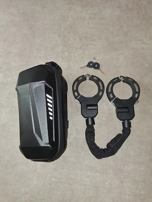 Schloss + Tasche + 2x Schlüsseln