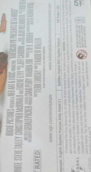  ich biete DVD american pie Beta House