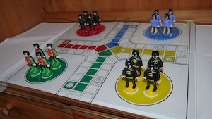 DC Playmobil Mensch ärgere Dich nicht Spiel Special Edition Glas Brettspiel Sammelfiguren Batman