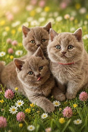 Bkh Kitten - 1 lilac Mädchen 