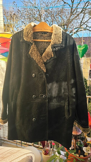 Schicke Lammfelljacke, Gr. 46, abzugeben Bild 2