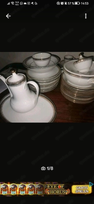 Teller und kaffe service