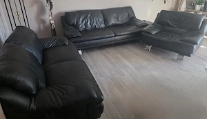 3 2 1 Ledergarnitur gebraucht 