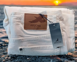 Jeans  Arizona  weiß 