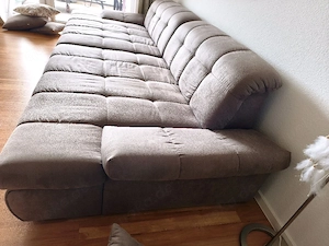 Big Sofa 320cm Microfaser in Lederoptik  Bild 2