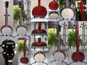 Verkaufe 5 Saiten Mahagoni Banjo von MPM mit Remo Fell