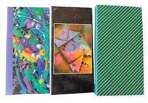 Fotoalben mit versch. Mustern