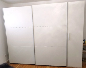 Schiebetür Kleiderschrank 3 Größen stellbar 
