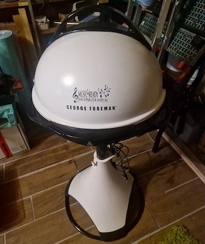 Elektrische Grill mit Musik 