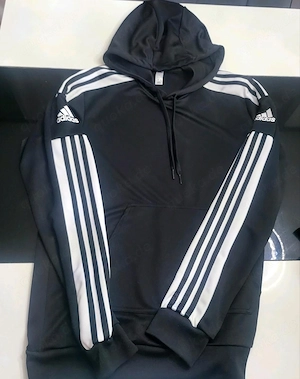 adidas Squadra 21 Sweat Hoodie Schwarz Größe S Top Zustand