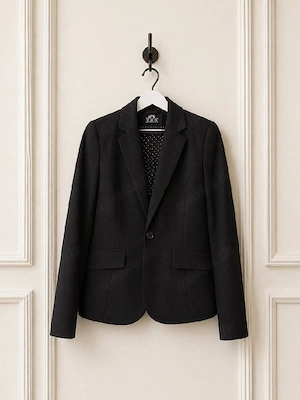 Eleganter schwarzer Blazer   zeitlos & vielseitig