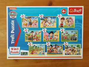 Puzzle - Paw Patrol - 9 in 1 - Trefl