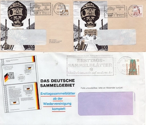 (0107) 3 SIEGER-Werbeumschläge portofrei