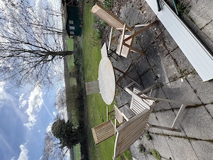 Gartensitzmöbel aus Holz