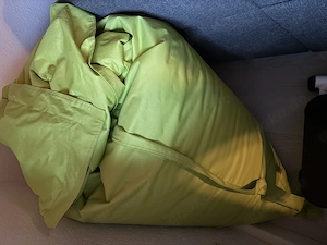 grosser grüner Sitzsack zu verkaufen!