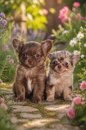 Chihuahua Rüden in Sonderfarbe mit Ahnentafel 