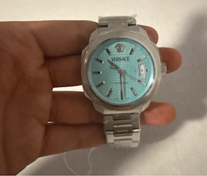 Versace Automatikuhr Swiss Made Edelstahl 