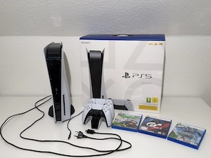sony Playstation 5  disc-ps5mit 3 spiele + verpakung 