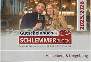 Schlemmerblock 2026 Heidelberg & Umgebung Gutscheinbuch.de