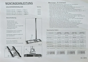 Dachsparrenhalter Antennenständer