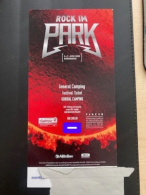 1 x Rock im Park 2026 Weekend Festival Ticket