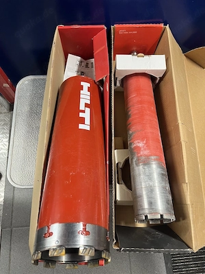 Hilti DD-160 E Kernbohrgerät mit Stativ und 4 Bohrkronen - guter Zustand 