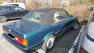BMW 318i Cabrio E 30 Oldtimer Lagunengrün Metallic 