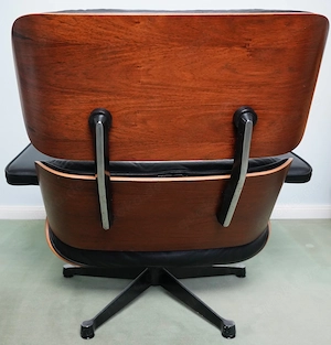 Original Vitra Eames Lounge Chair u. Ottoman (Herman Miller) in edlem Palisander