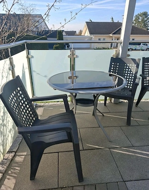 Gartenmöbel Set   Tisch + 4 Stühle (Balkon Terrasse)