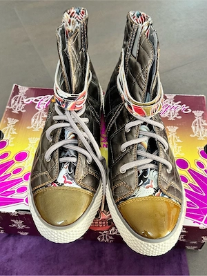 chrstian Audiger Designer luxus high top sneaker 40 neu neupreis 170  Bild 4