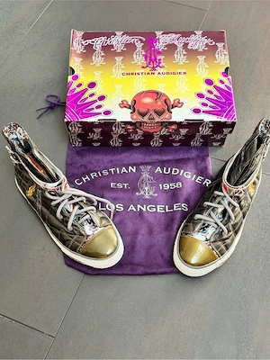 chrstian Audiger Designer luxus high top sneaker 40 neu neupreis 170 
