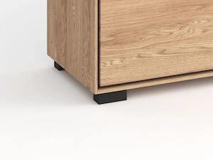 Sideboard hoch Rosa Eiche teilmassiv geölt 3702 Bild 5