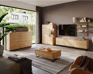 Sideboard hoch Rosa Eiche teilmassiv geölt 3702 Bild 7