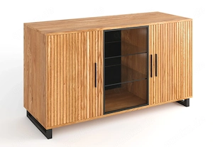 Sideboard 2 Martha Eiche teilmassiv EF-3311