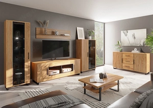 Sideboard 2 Martha Eiche teilmassiv EF-3311 Bild 5