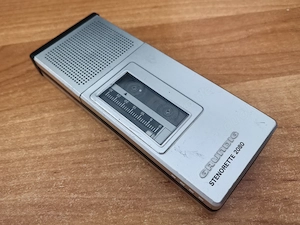 Vintage Diktiergerät Grundig Stenorette 2080 mit Cassette
