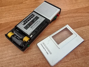 Vintage Diktiergerät Grundig Stenorette 2080 mit Cassette Bild 5