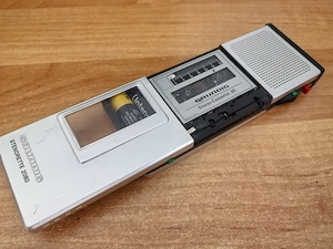 Vintage Diktiergerät Grundig Stenorette 2080 mit Cassette Bild 4