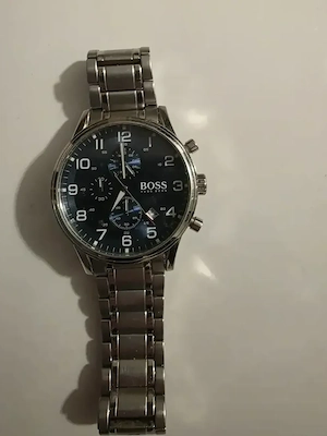 Hugo Boss Herren Uhr  (Chronograph mit Edelstahlarmband) 
