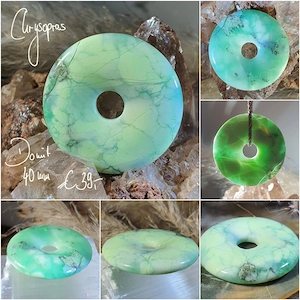 Chrysopras Donut 40 mm