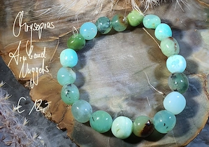 Chrysopras Armband Nuggets